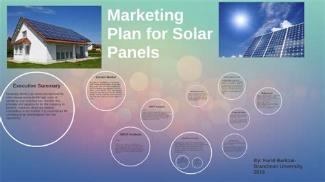 Solar Panels Marketing Plan Template .